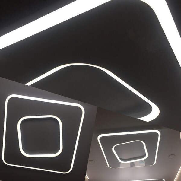 Изображение Бесщелевые многоуровневые потолки с подсветкой